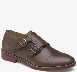 Big Kid Conard Double-Buckle Monk Strap