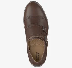 Big Kid Conard Double-Buckle Monk Strap