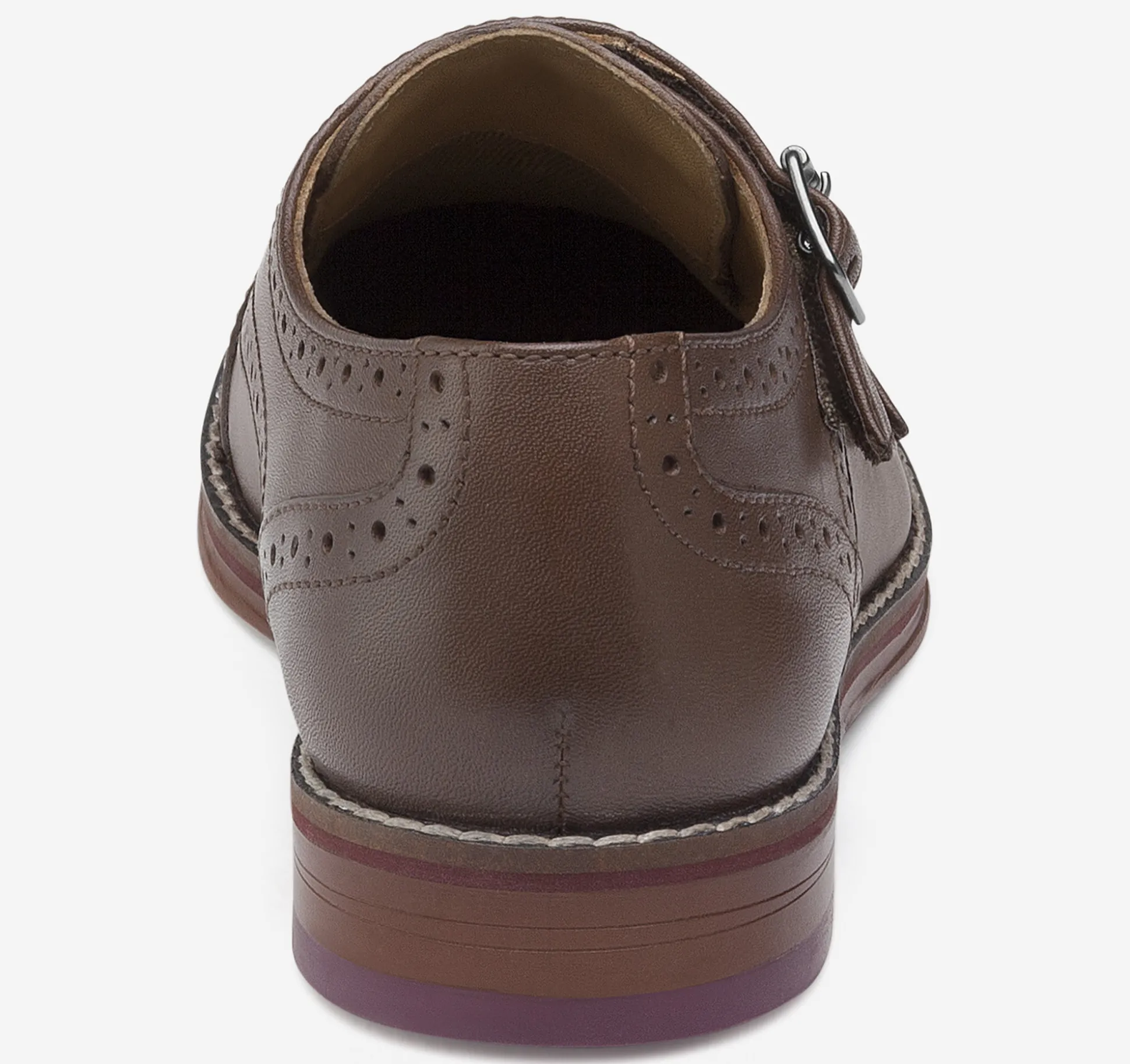 Big Kid Conard Double-Buckle Monk Strap