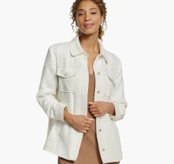 Boucle Shirt Jacket