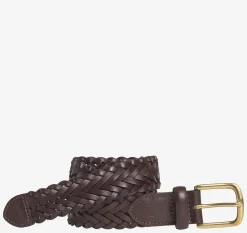 Boys Leather Woven Belt