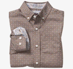 Boys Long-Sleeve Print Shirt
