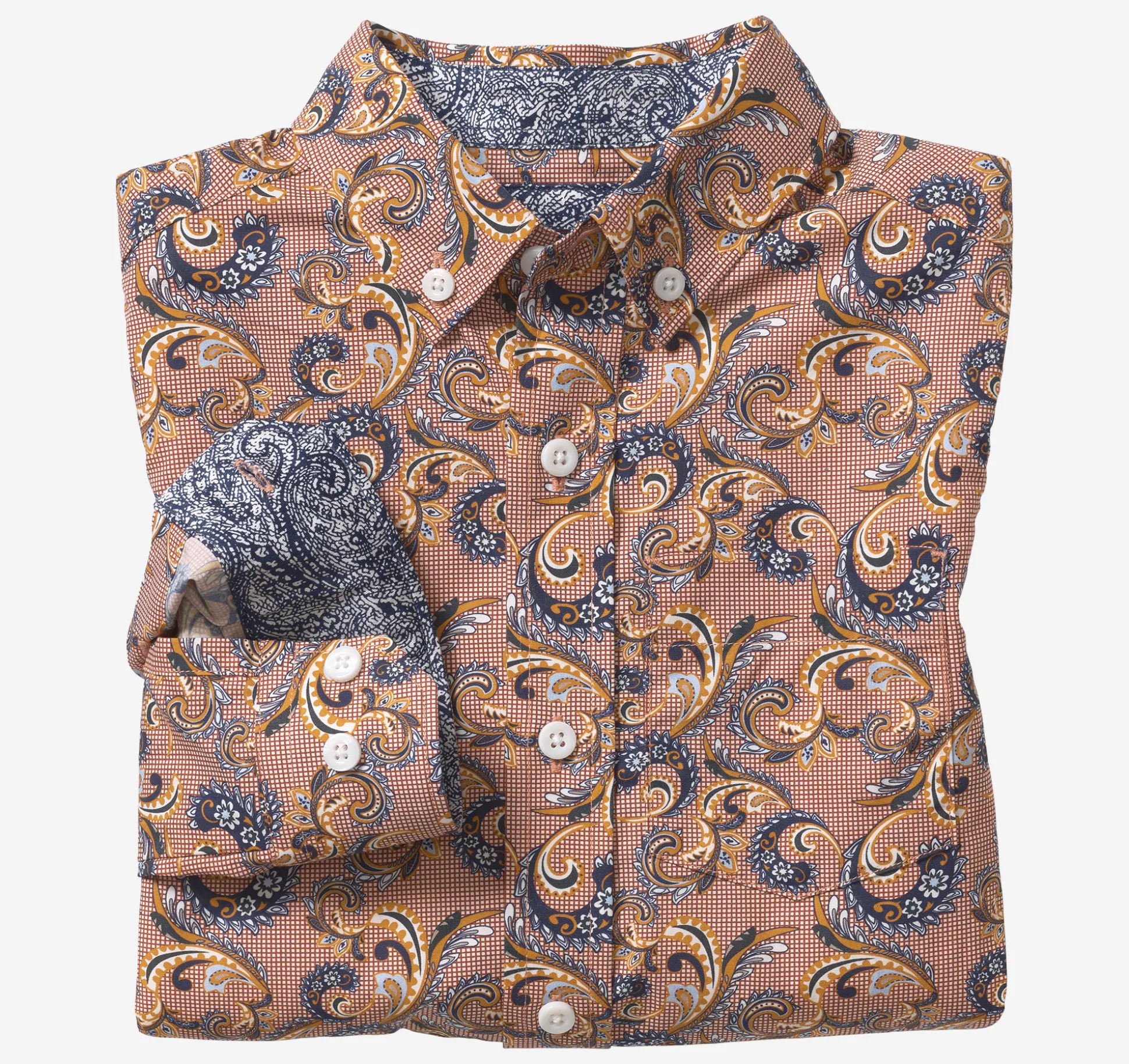 Boys Long-Sleeve Print Shirt