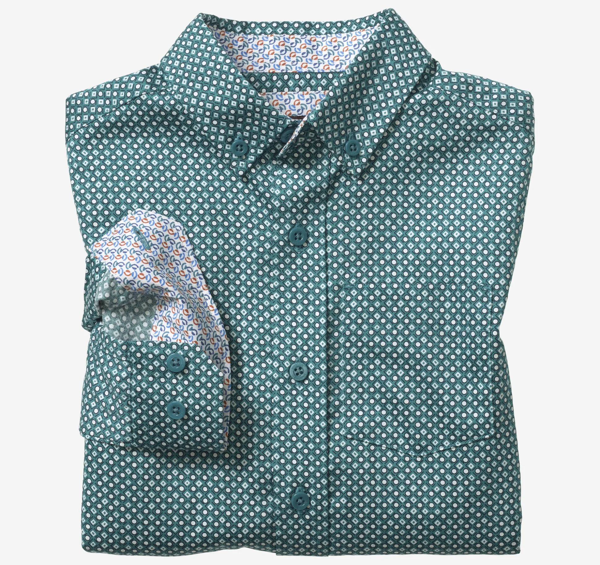 Boys Long-Sleeve Print Shirt