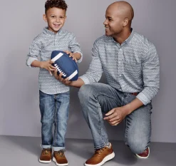 Boys Long-Sleeve Print Shirt
