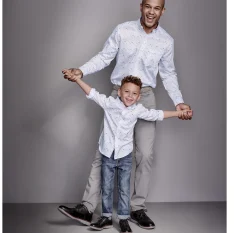 Boys Long-Sleeve Print Shirt