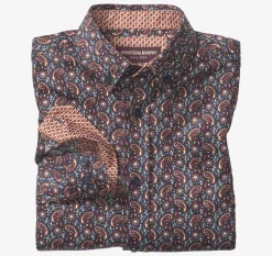 Boys Long-Sleeve Printed Shirt