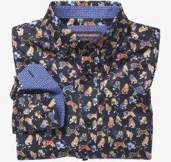 Boys Long-Sleeve Printed Shirt