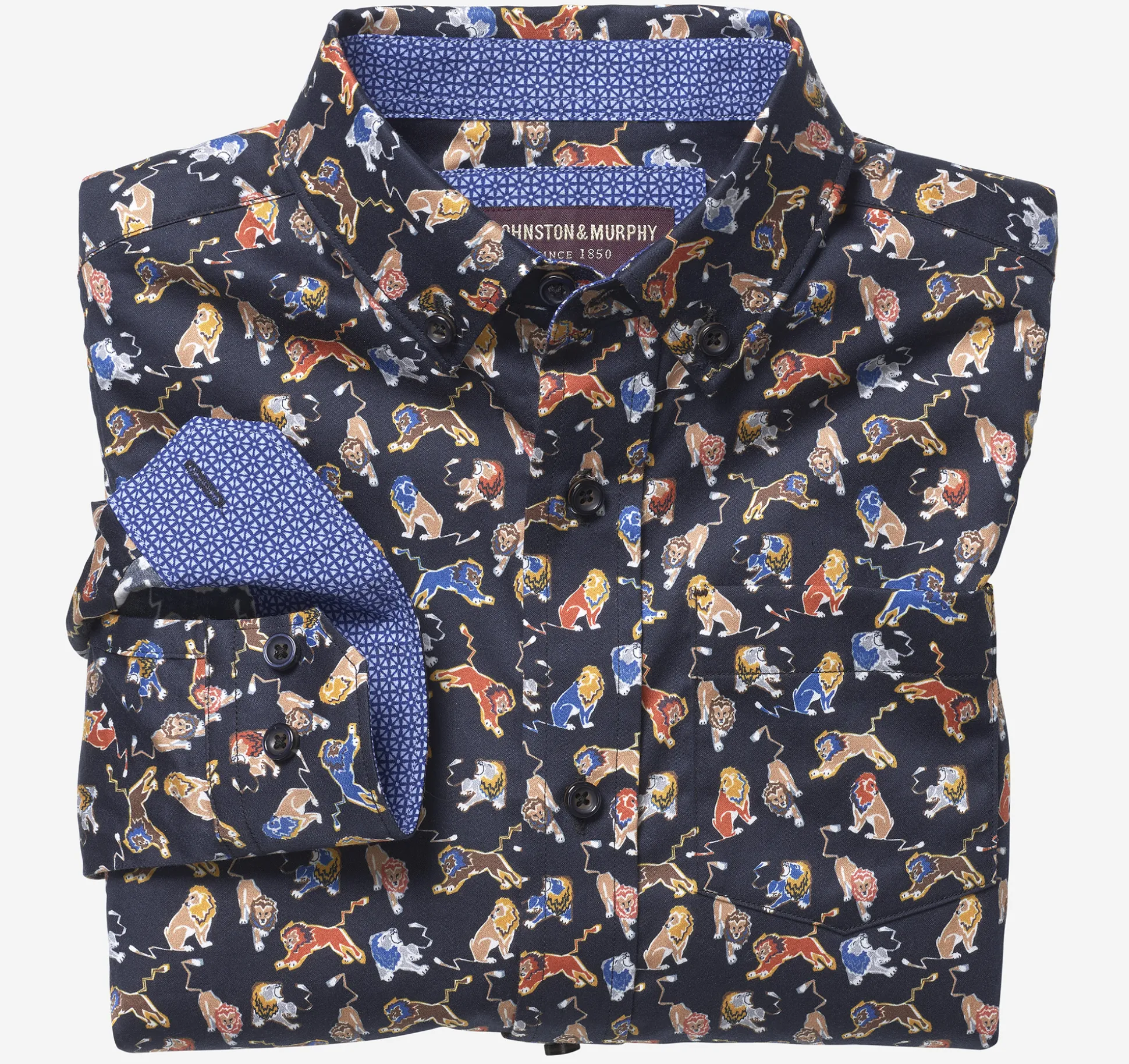 Boys Long-Sleeve Printed Shirt