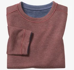 Boys Reversible Solid Crewneck