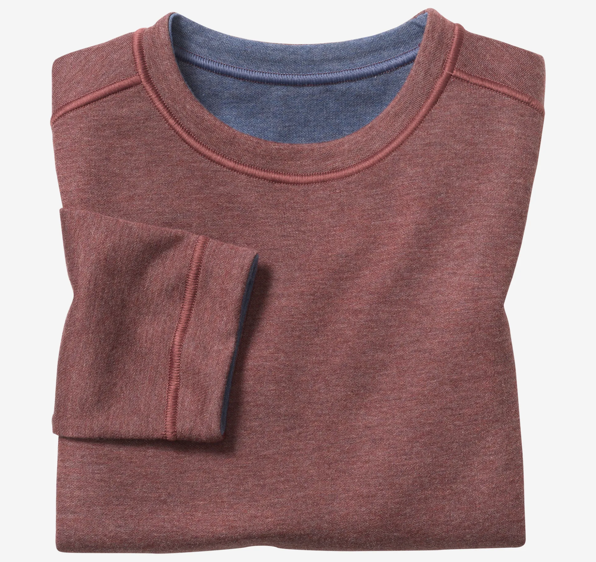 Boys Reversible Solid Crewneck