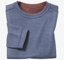 Boys Reversible Solid Crewneck
