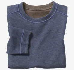 Boys Reversible Solid Crewneck