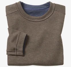 Boys Reversible Solid Crewneck