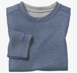 Boys Reversible Solid Crewneck