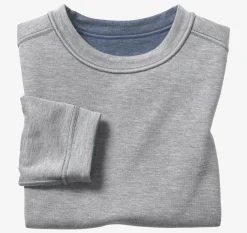 Boys Reversible Solid Crewneck
