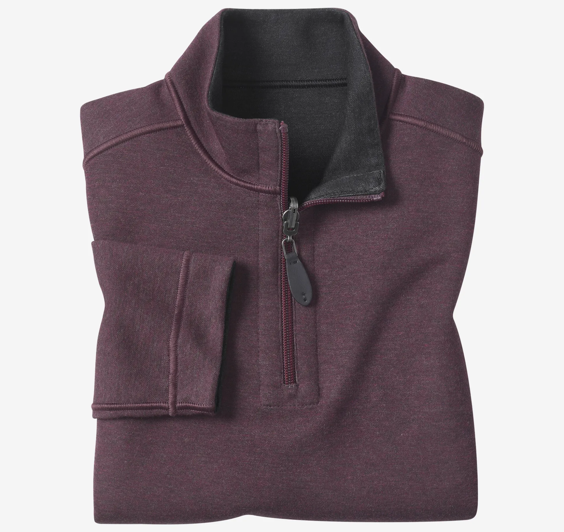 Boys Reversible Solid Quarter Zip