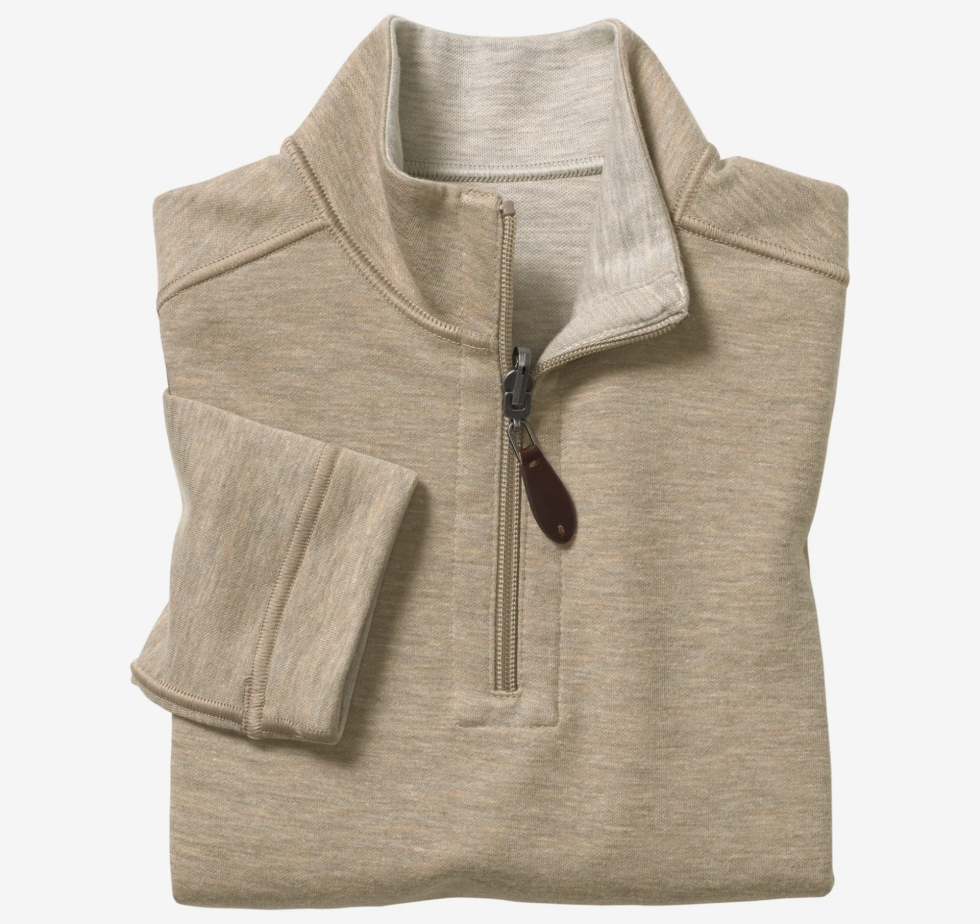 Boys Reversible Solid Quarter Zip