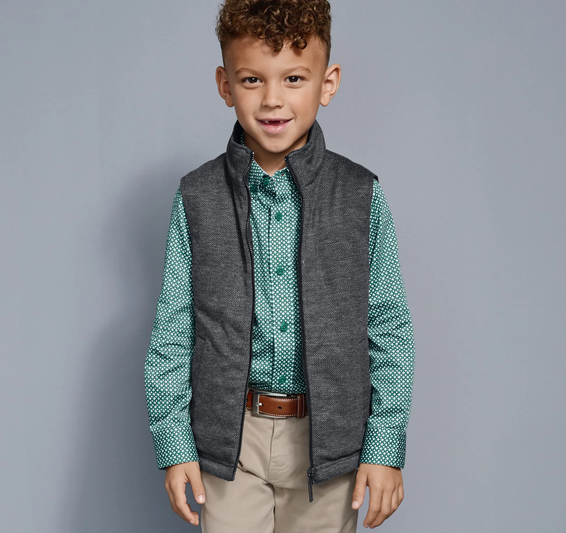 Boys Reversible Vest