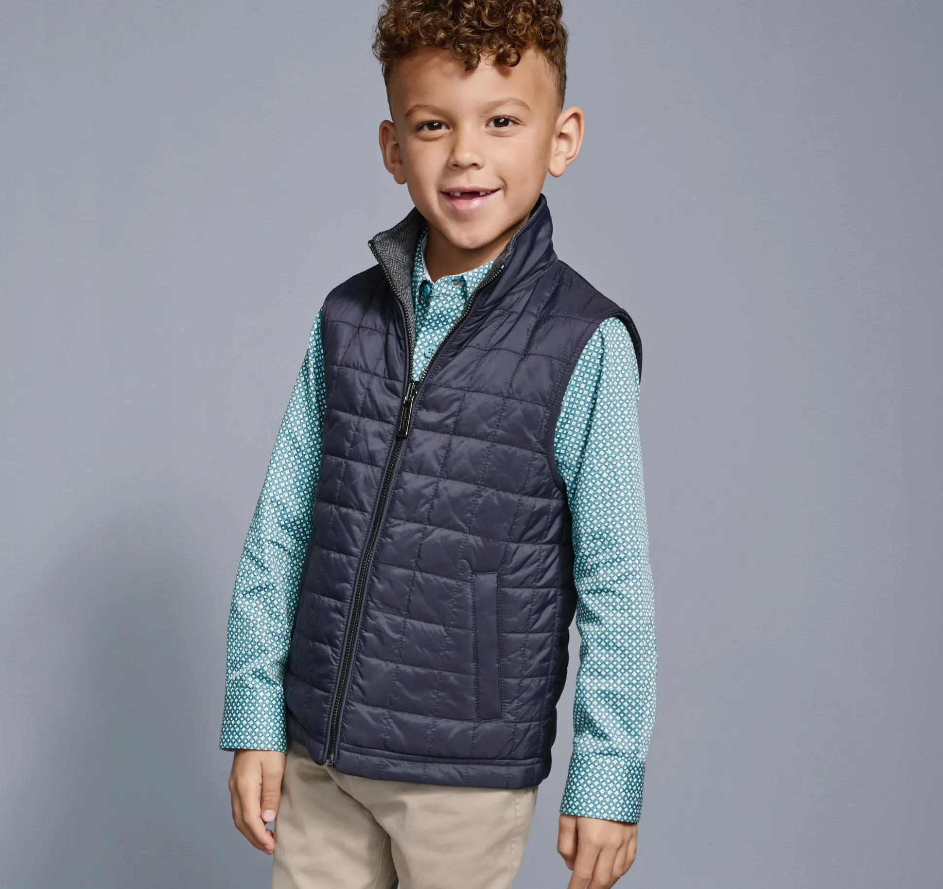 Boys Reversible Vest