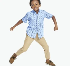 Boys Short-Sleeve Printed Shirt