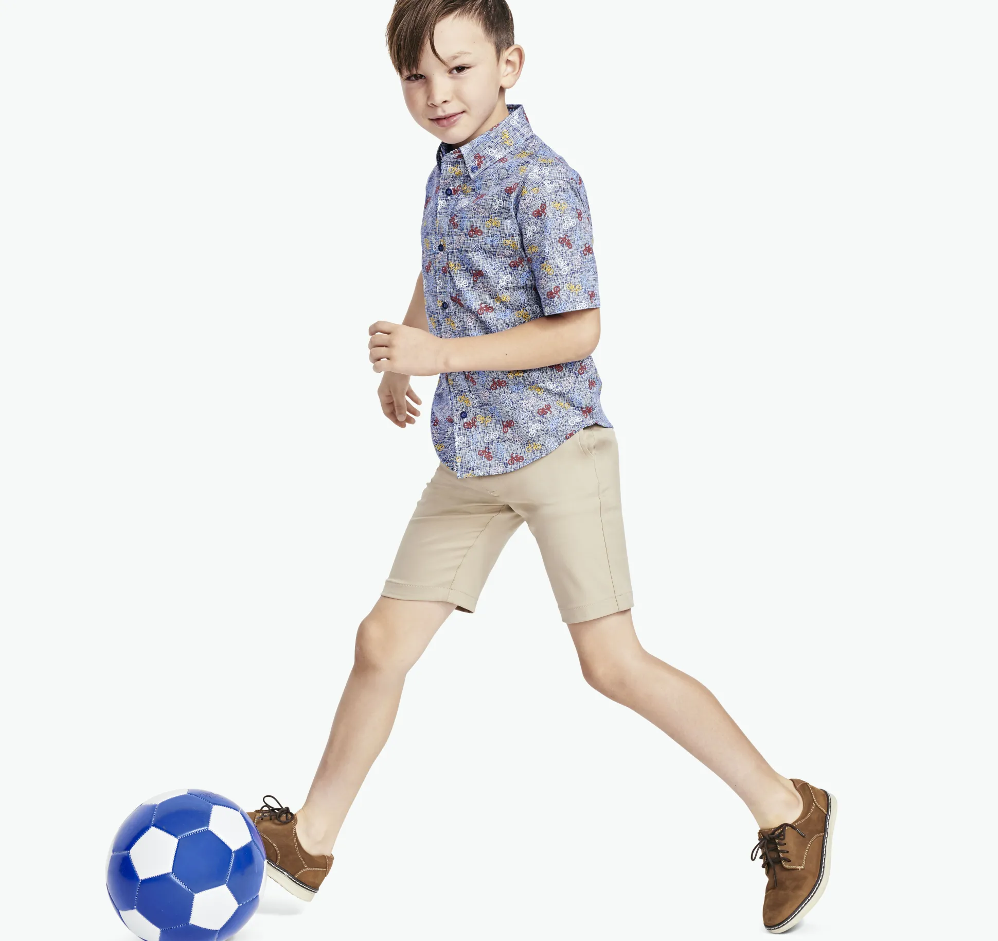 Boys Short-Sleeve Printed Shirt