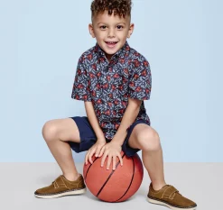 Boys Short-Sleeve Printed Shirt