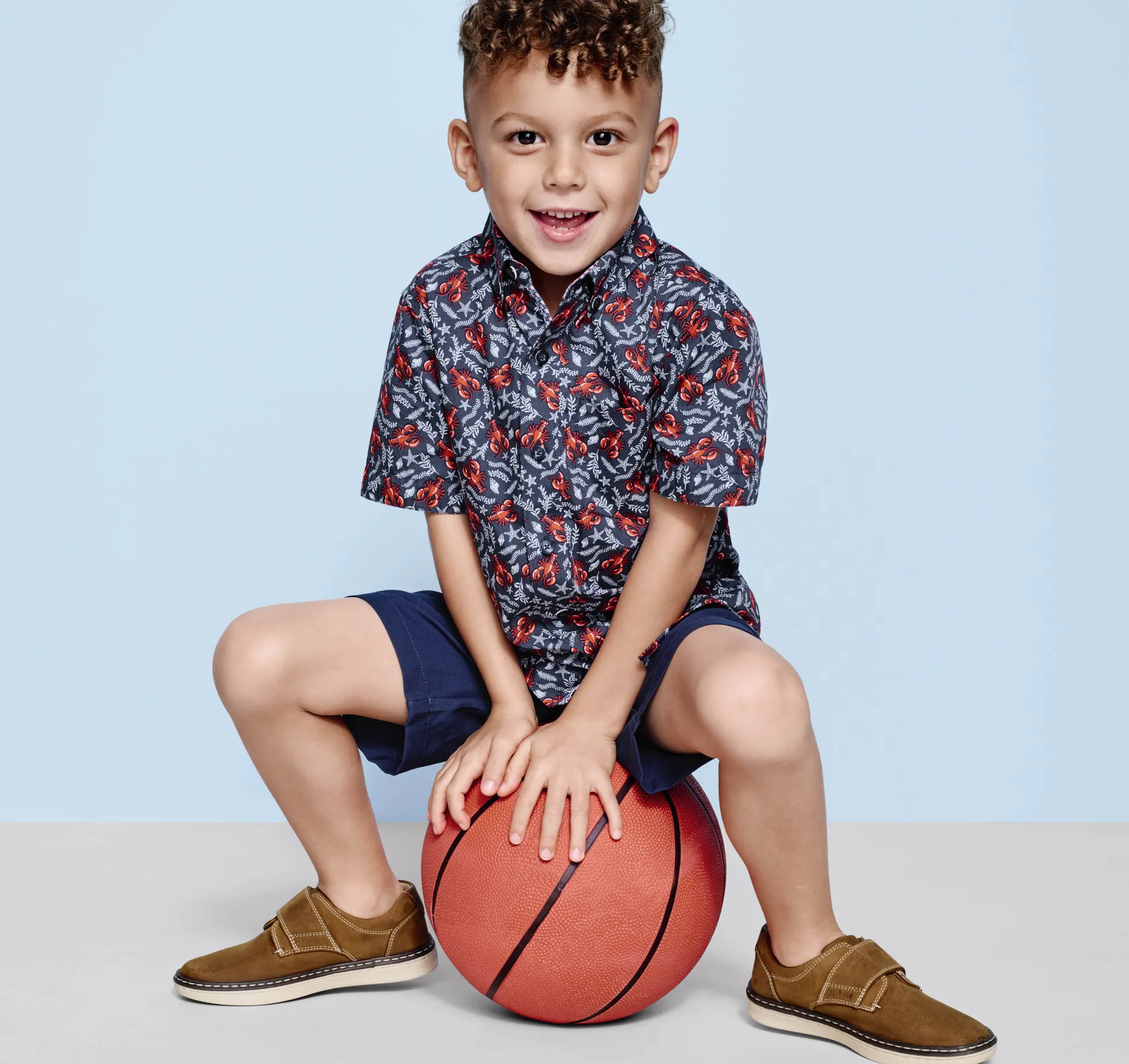 Boys Short-Sleeve Printed Shirt