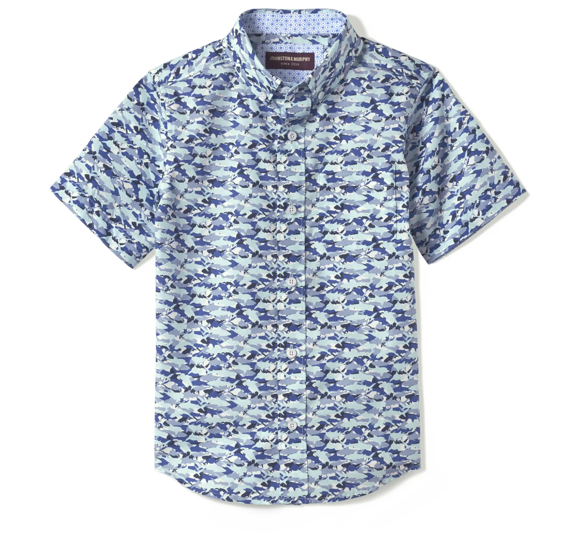Boys Short-Sleeve Printed Shirt