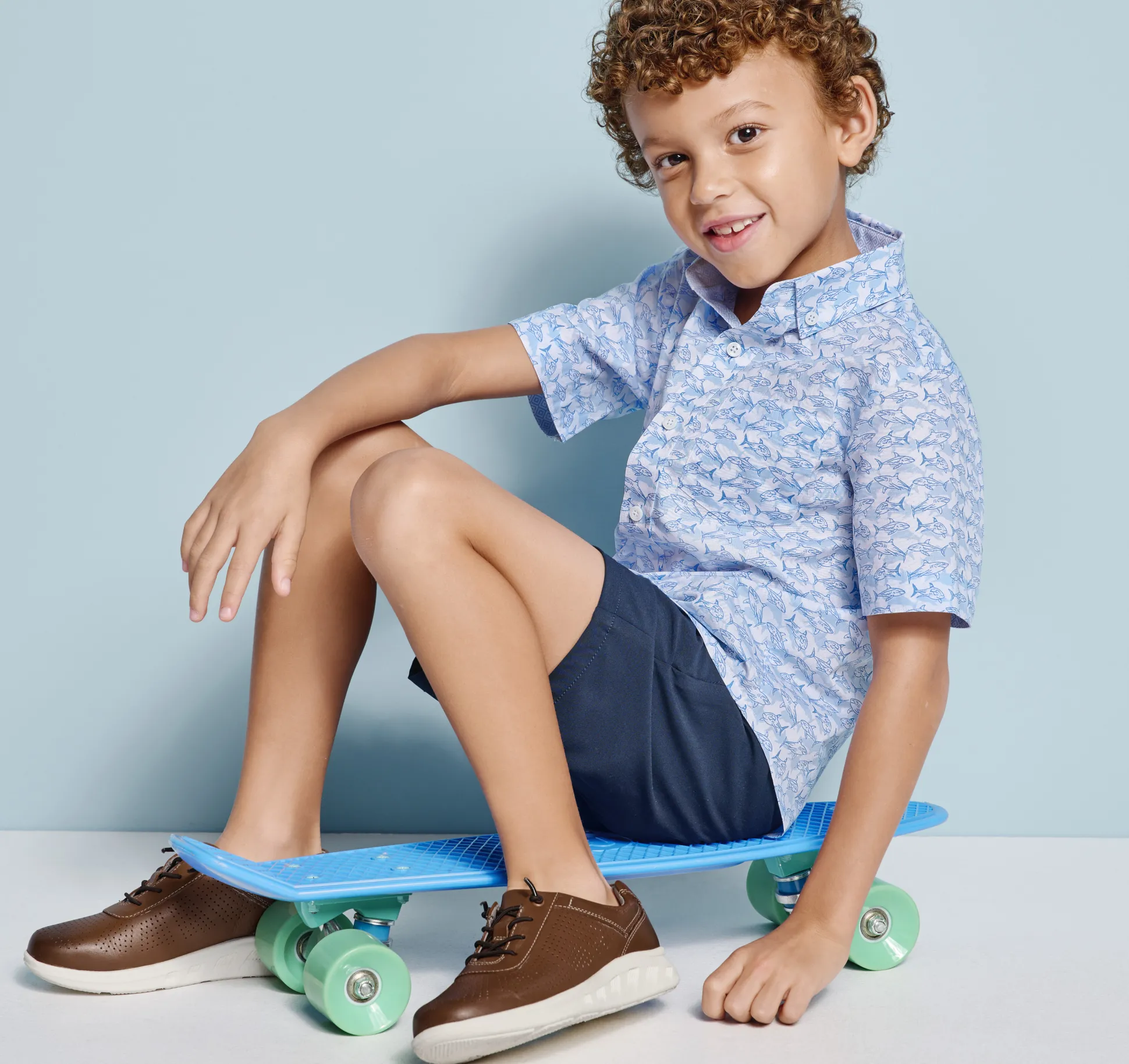 Boys Short-Sleeve Printed Shirt
