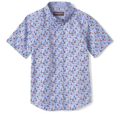 Boys Short-Sleeve Printed Shirt