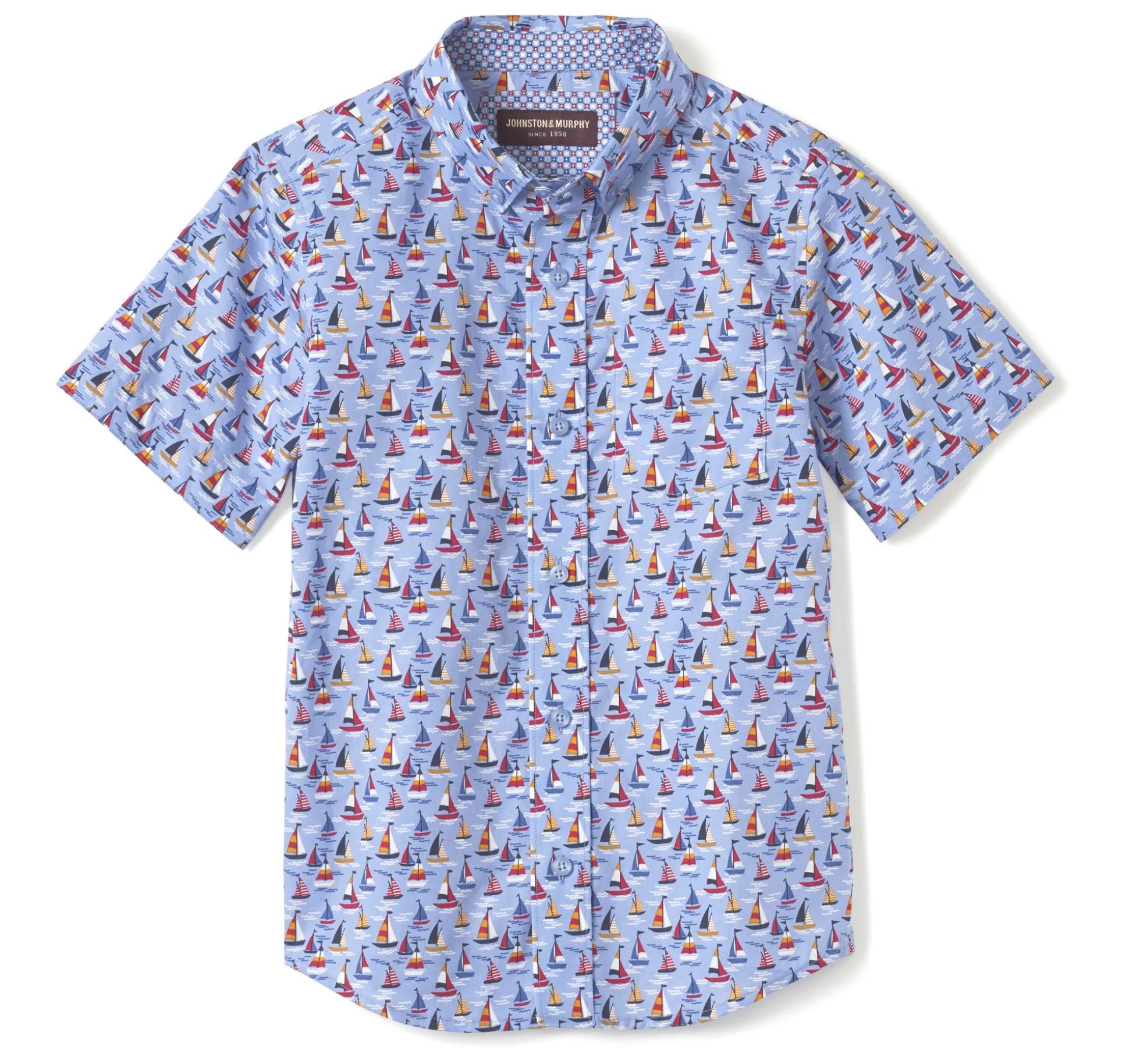 Boys Short-Sleeve Printed Shirt