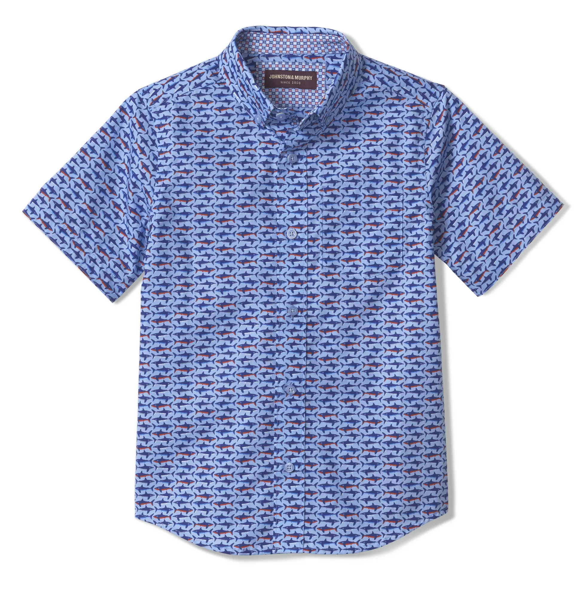 Boys Short-Sleeve Printed Shirt
