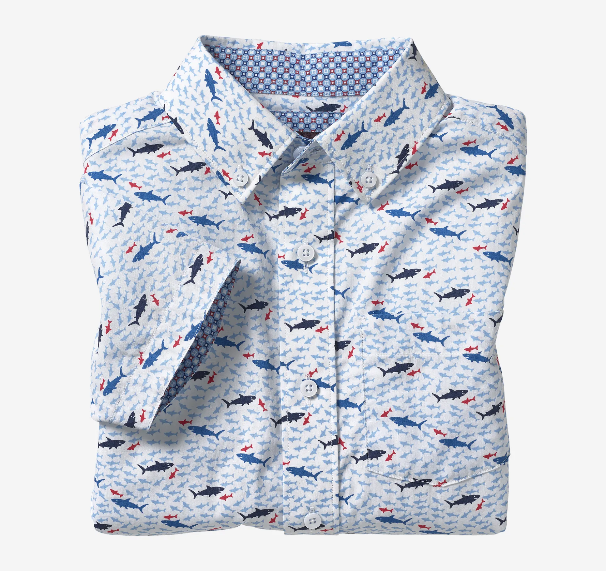 Boys Short-Sleeve Printed Shirt