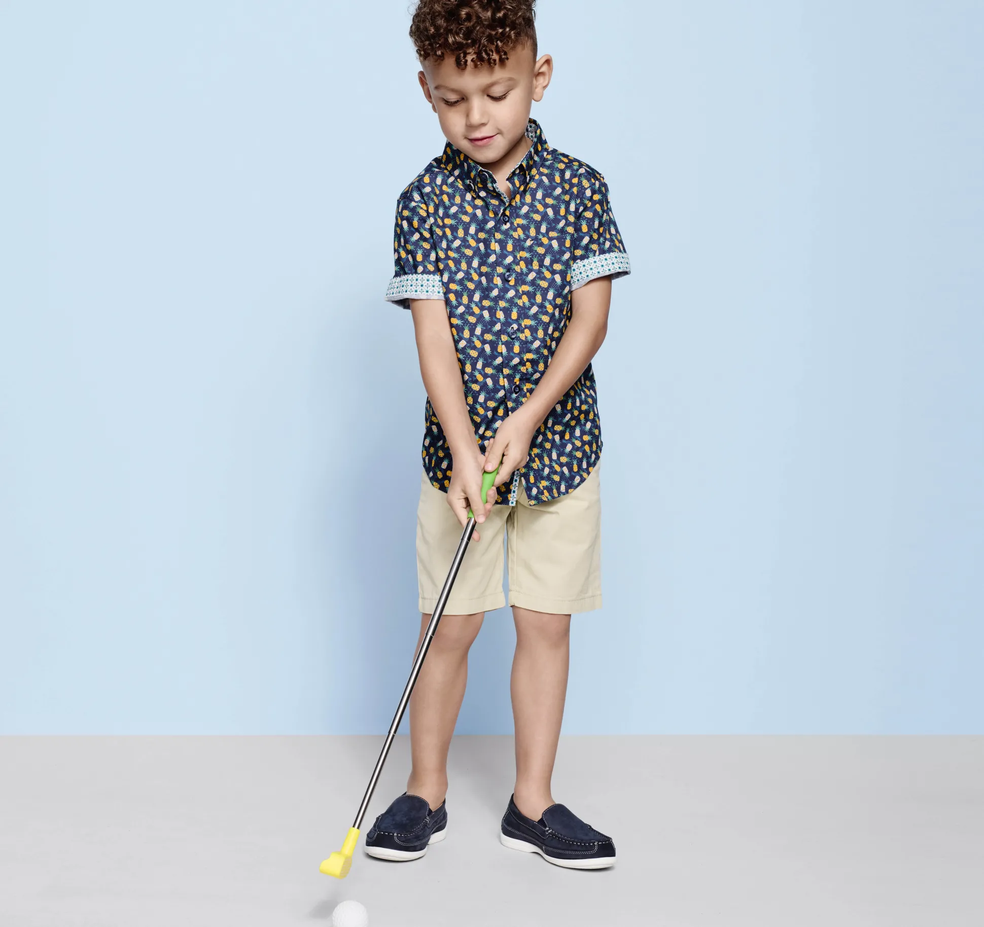 Boys Short-Sleeve Printed Shirt