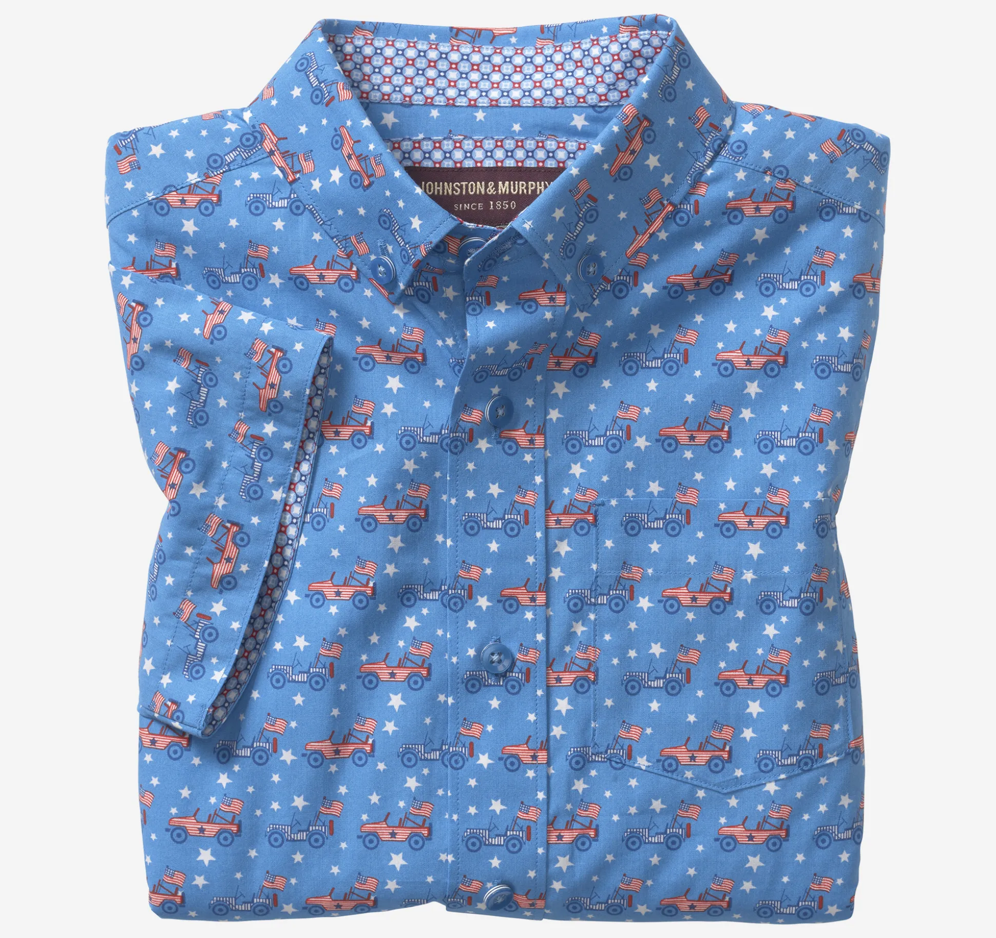 Boys Short-Sleeve Printed Shirt