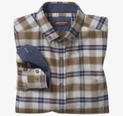 Brushed Heathered Woven Shirts