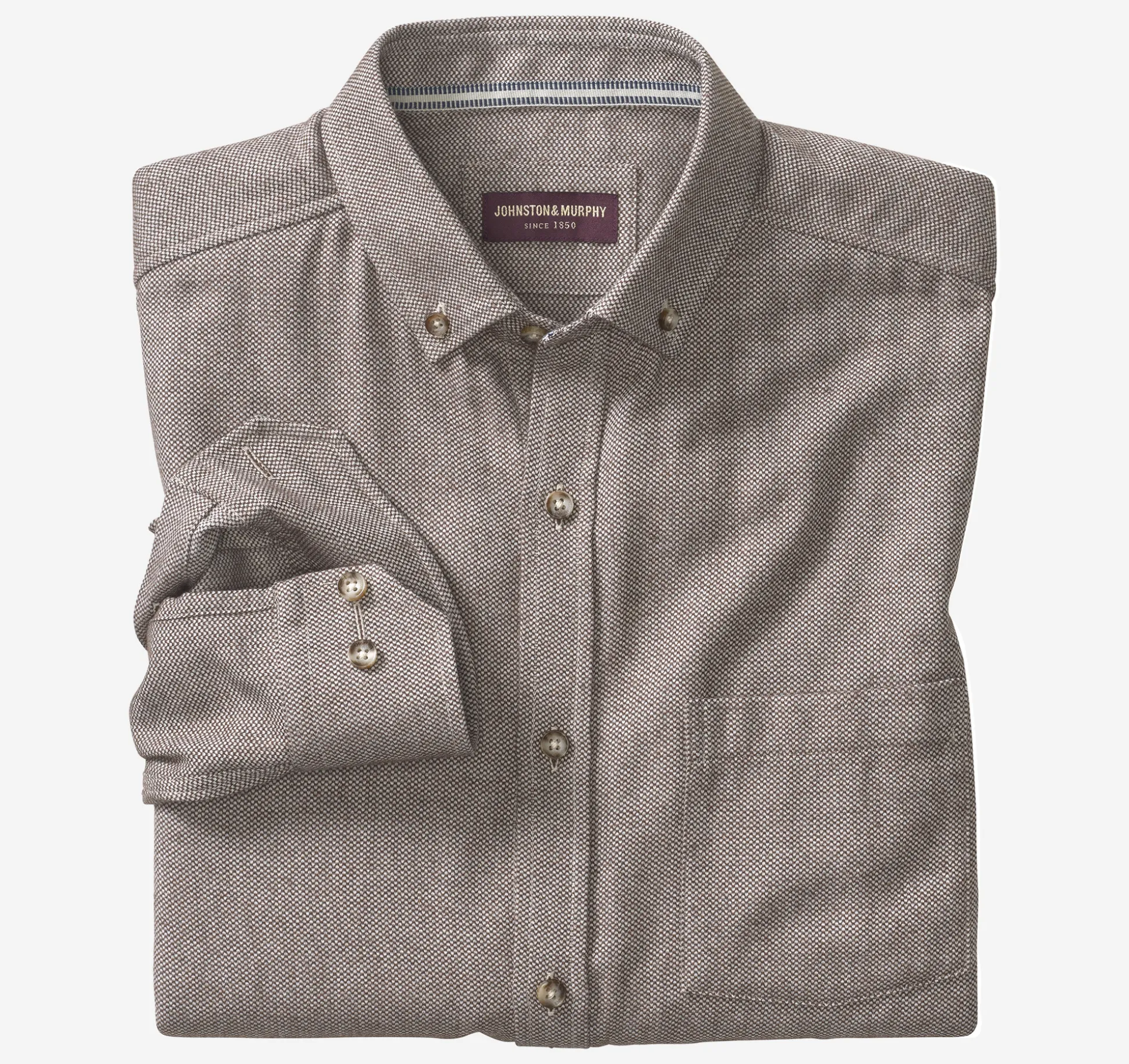 Brushed Heathered Woven Shirts