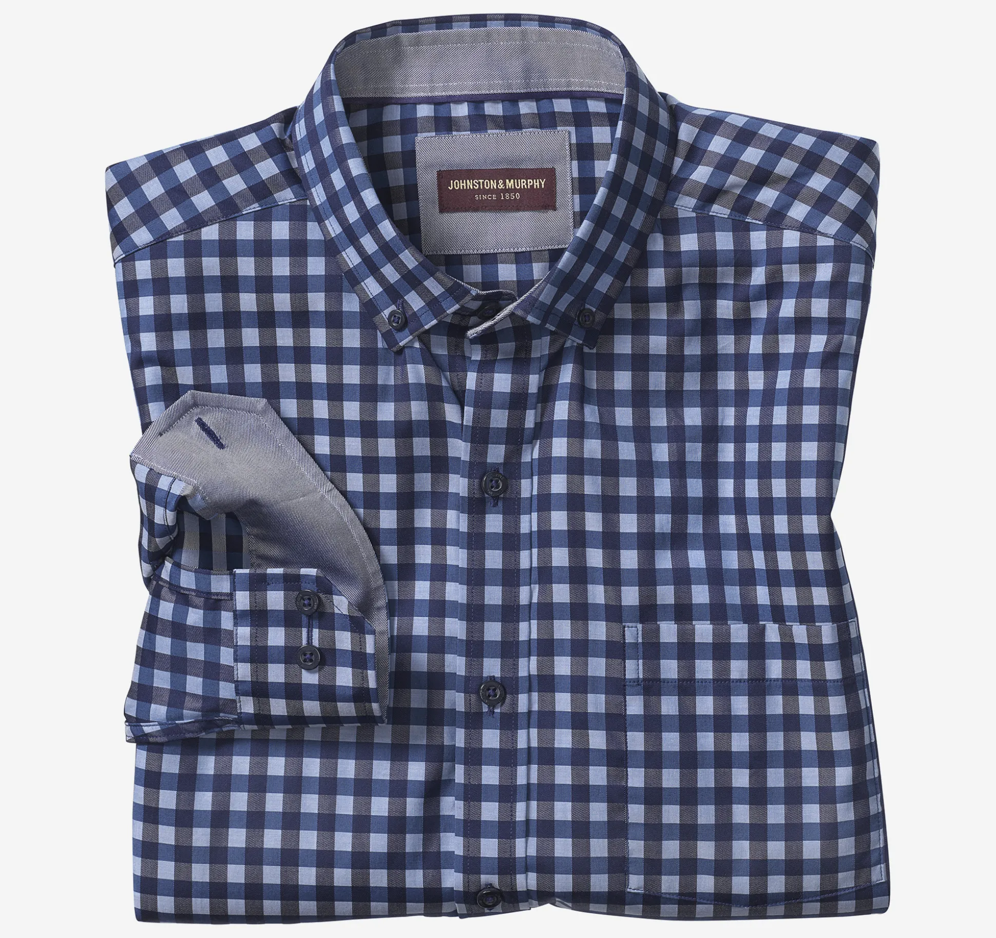 Button-Collar Premium Cotton Shirt