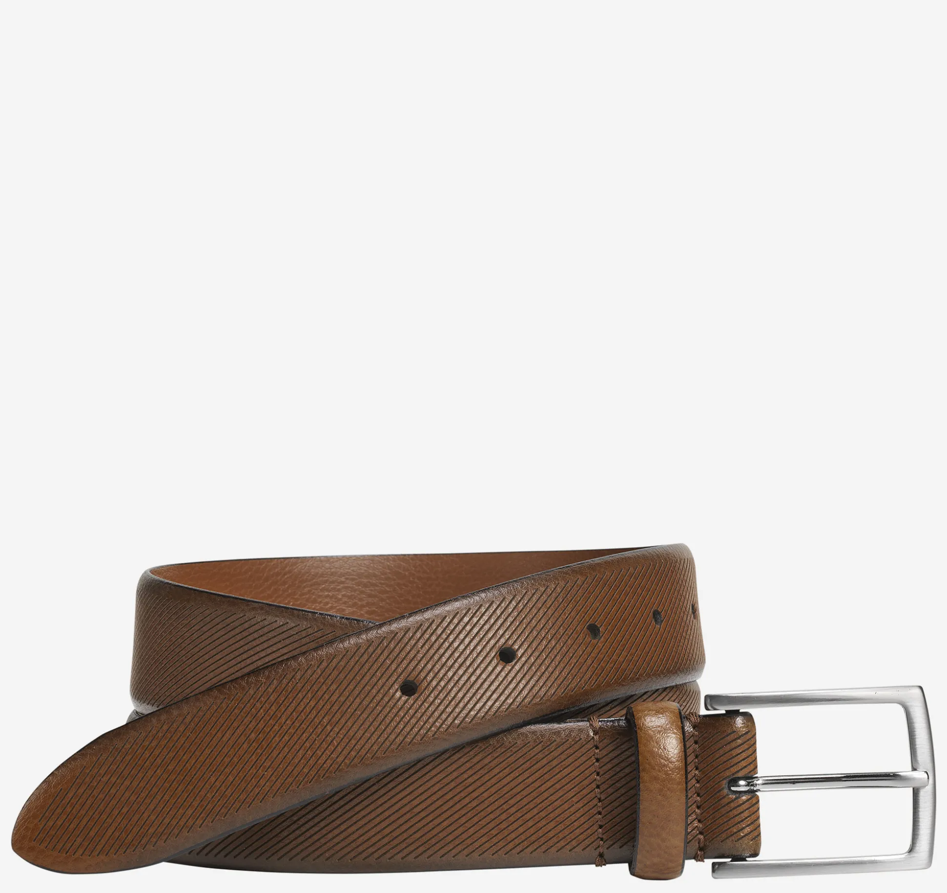 Diagonal Embossed Belt