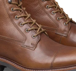 Dudley Lug Cap Toe Shearling Boot