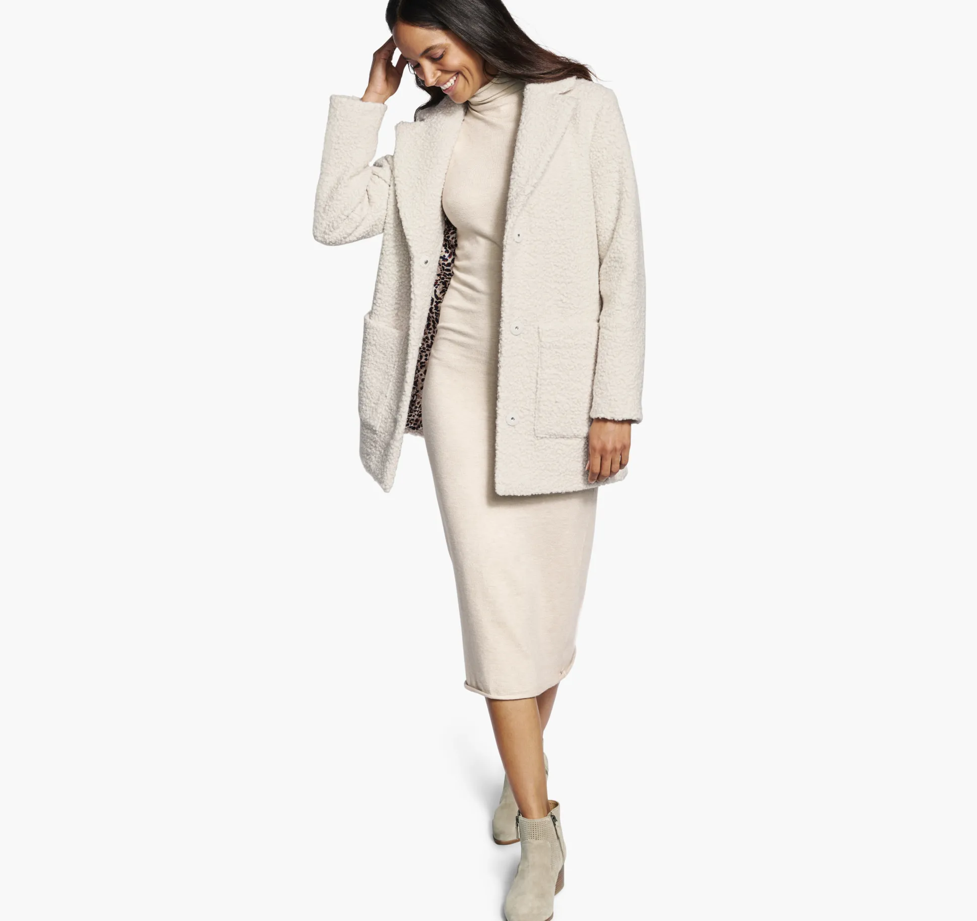 Faux-Fur Teddy Coat