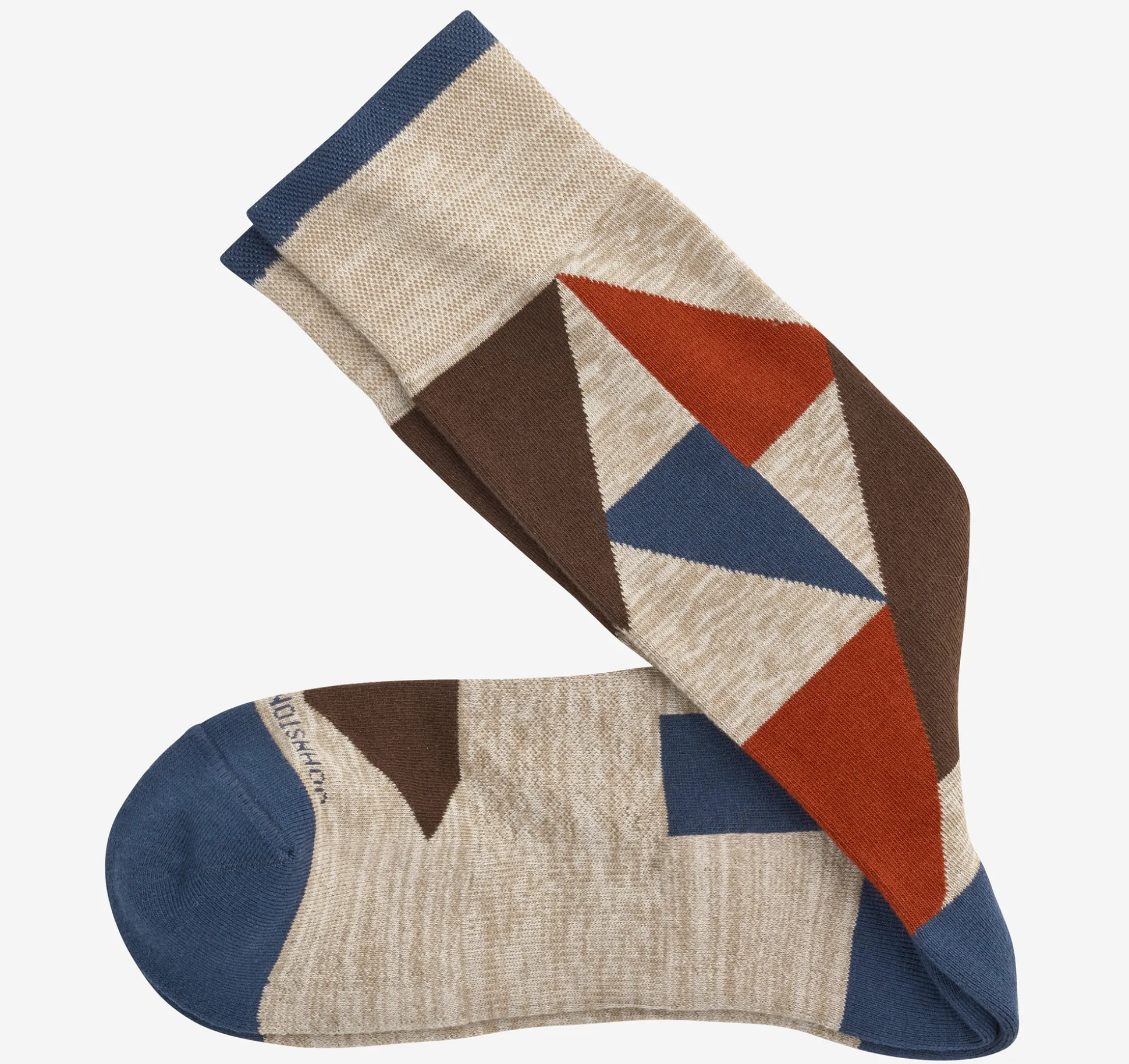 First in Comfort Geometric Colorblock Socks
