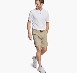 Jacquard Zip Polo