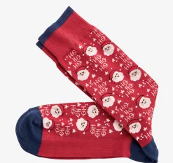 Pima Cotton Holiday-Themed Socks