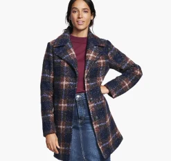 Plaid Teddy Coat
