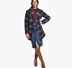 Plaid Teddy Coat
