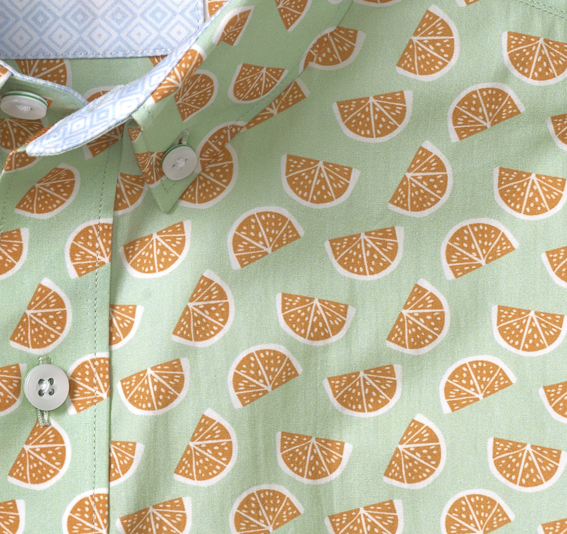 Printed Cotton Short-Sleeve Shirt