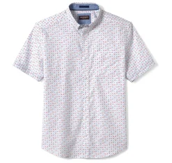 Printed Cotton Short-Sleeve Shirt