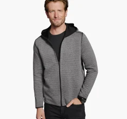Reversible Channel Quilted Hoodie